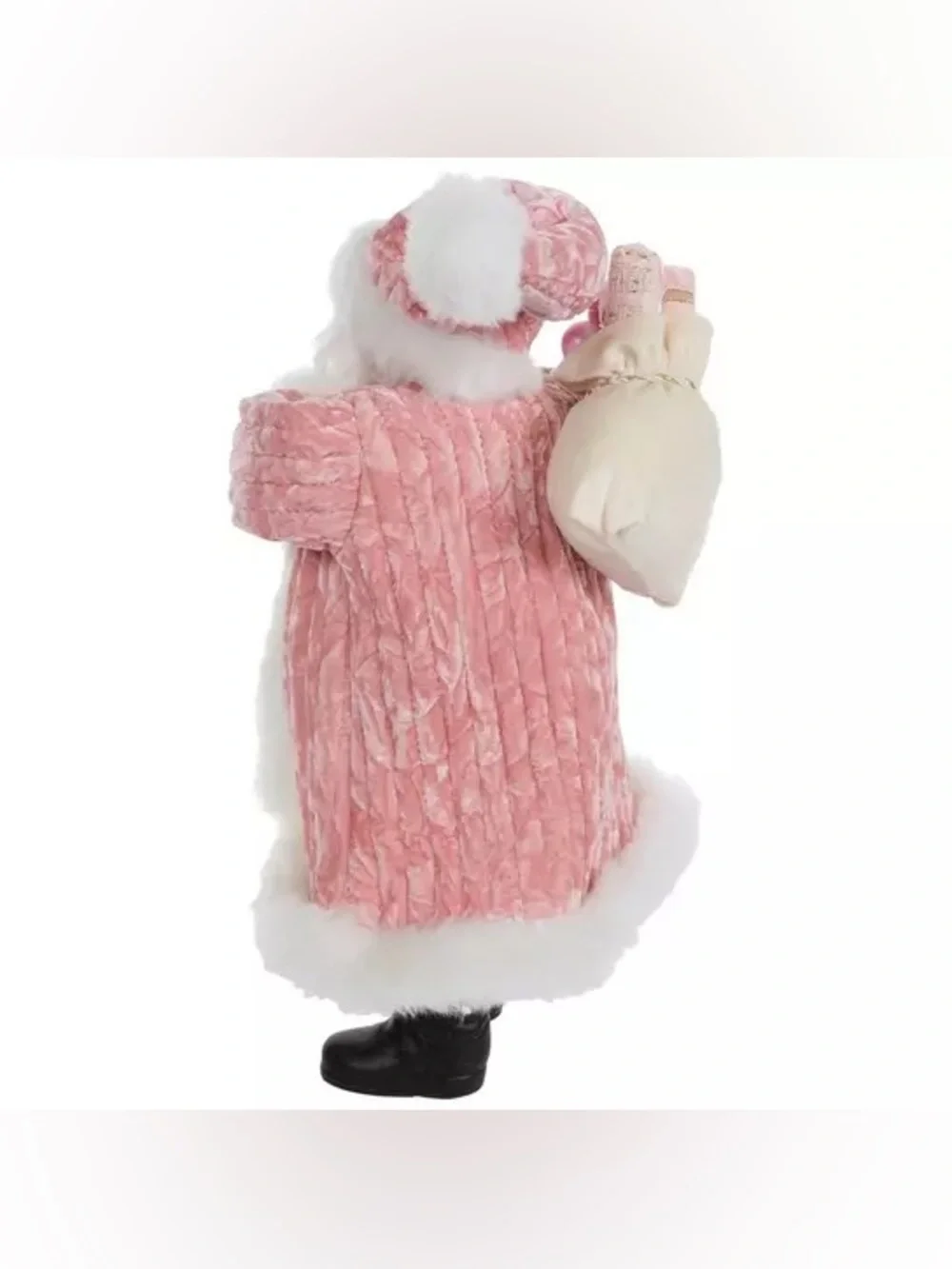 Pink Snowflake Santa
